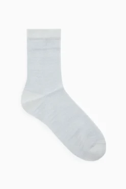 COS STRIPED RIBBED SOCKS-Women Socks & Tights