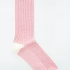 COS STRIPED RIBBED-KNIT SOCKS-Women Socks & Tights