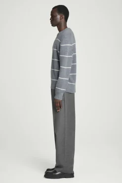COS STRIPED WOOL AND YAK-BLEND SWEATER- Sweaters & Cardigans
