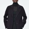 COS TAILORED DOUBLE-FACED WOOL JACKET-Women Coats & Jackets