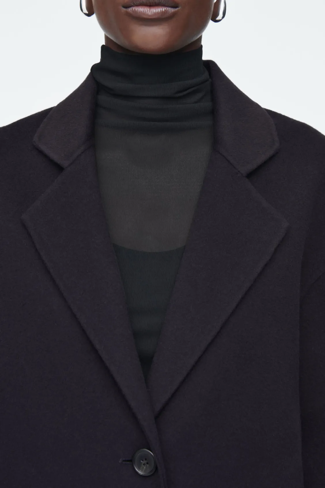 COS TAILORED DOUBLE-FACED WOOL JACKET-Women Coats & Jackets