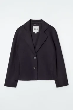 COS TAILORED DOUBLE-FACED WOOL JACKET-Women Coats & Jackets