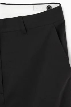 COS TAILORED LINEN-BLEND MAXI SKIRT-Women Skirts