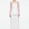 COS TAILORED LINEN-BLEND PANTS-Women Pants