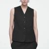 COS TAILORED WOOL VEST-Women Vests & Tailoring | Tops
