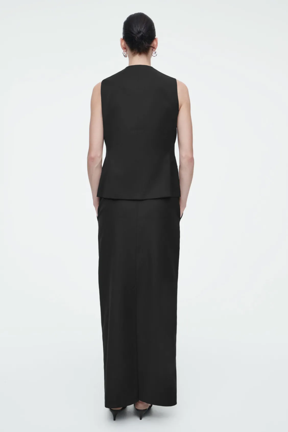COS TAILORED WOOL VEST-Women Vests & Tailoring | Tops