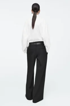 COS TAILORED WOOL-BLEND TWILL PANTS-Women Vests & Tailoring | Pants