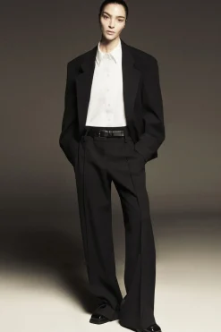 COS TAILORED WOOL-BLEND TWILL PANTS-Women Vests & Tailoring | Pants