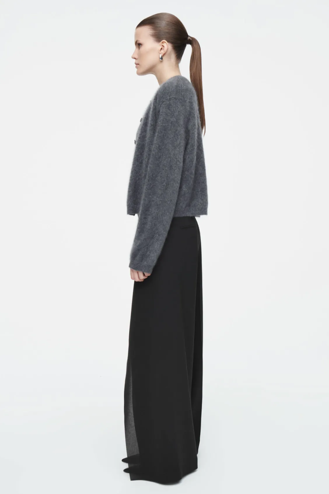 COS TAILORED WRAP-FRONT PANTS-Women Pants