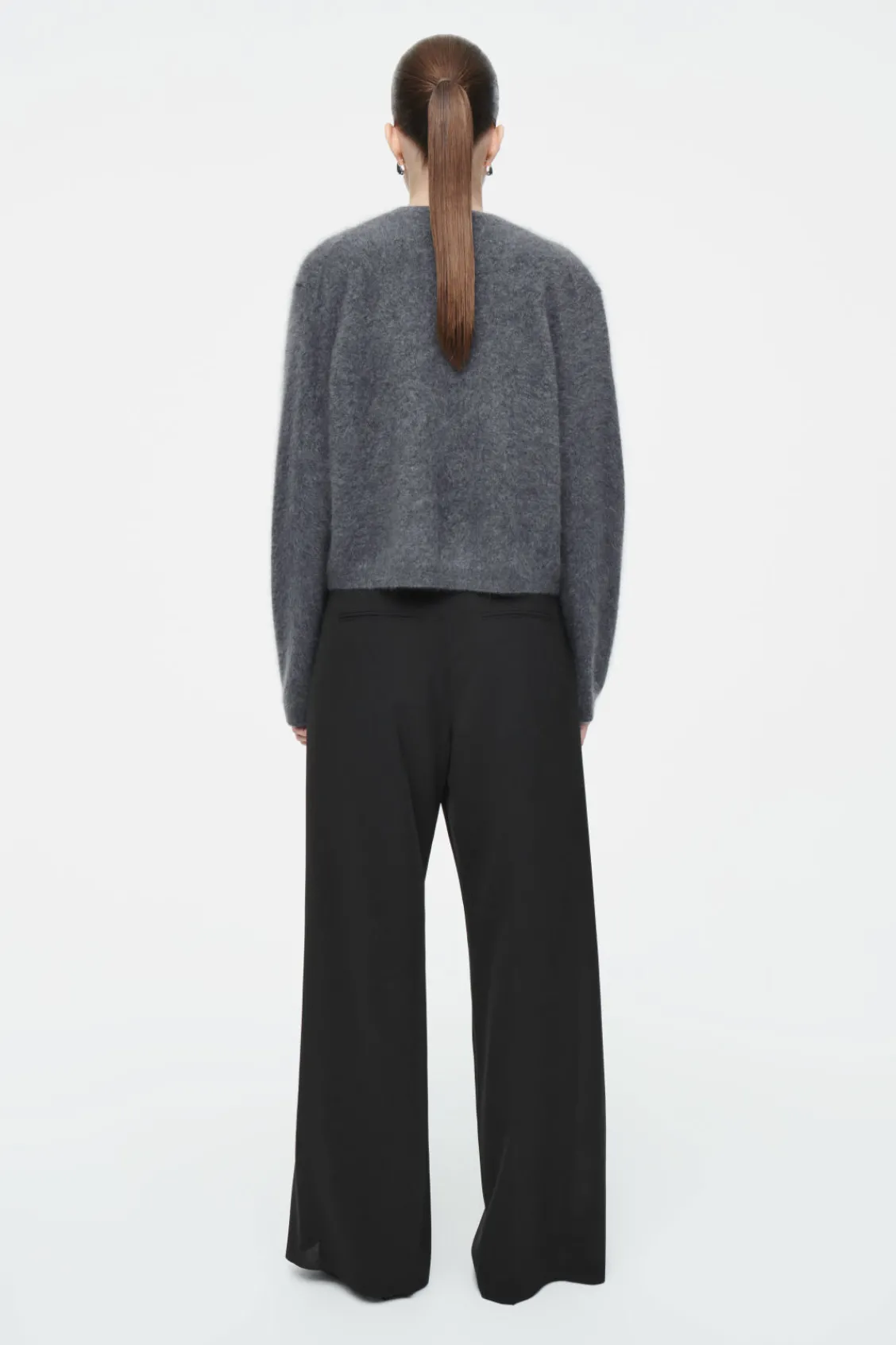 COS TAILORED WRAP-FRONT PANTS-Women Pants