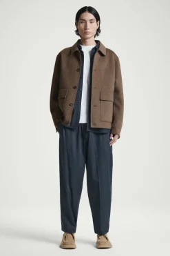 COS TAPERED ELASTICATED PANTS- Pants