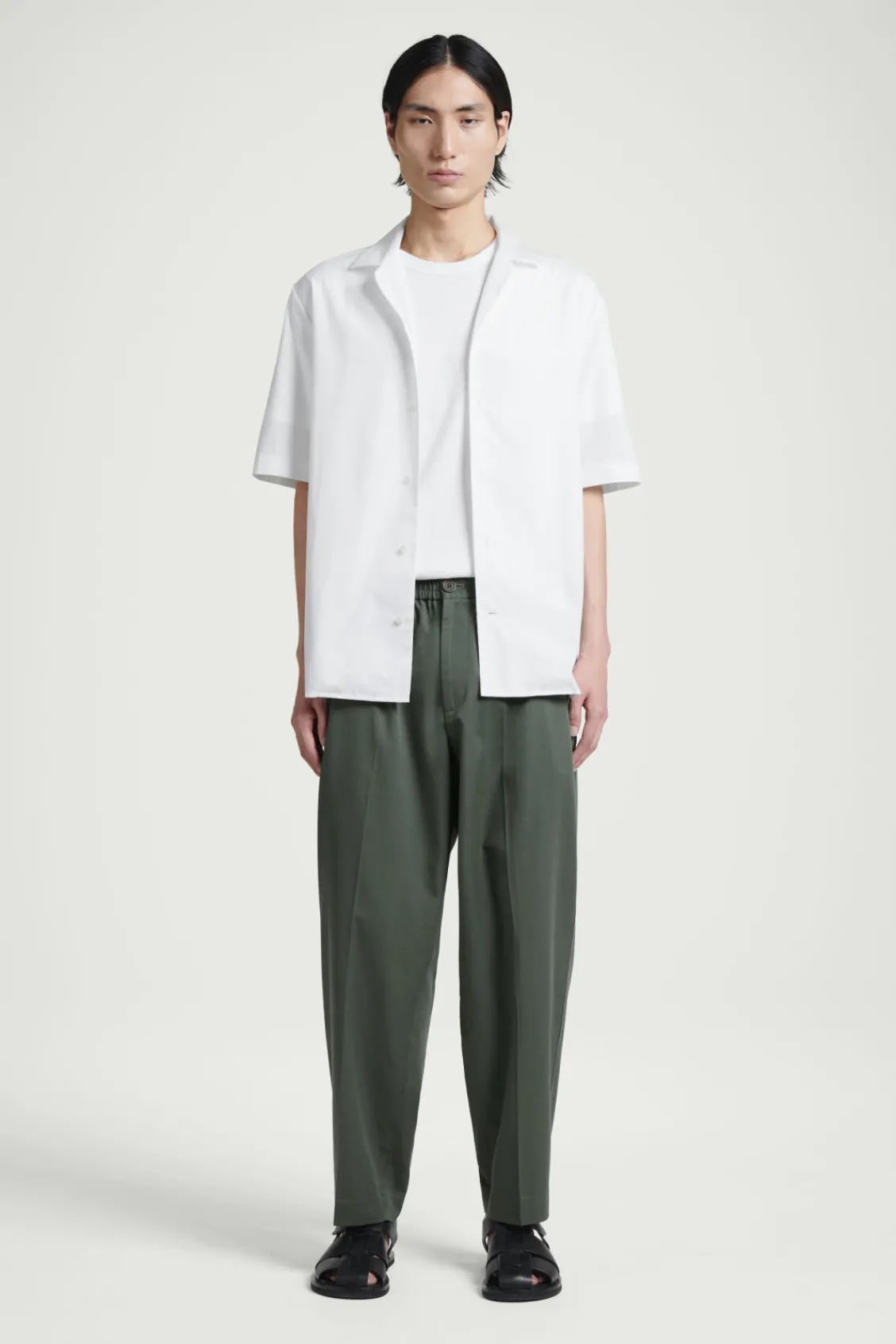COS TAPERED ELASTICATED PANTS- Pants