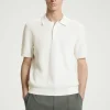 COS TEXTURED KNITTED POLO SHIRT- Polo Shirts | Sweaters & Cardigans
