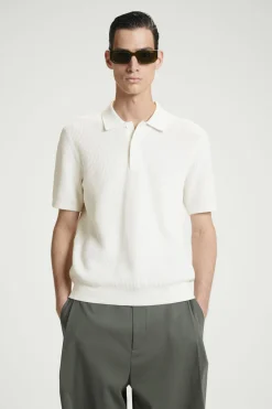 COS TEXTURED KNITTED POLO SHIRT- Polo Shirts | Sweaters & Cardigans