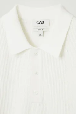 COS TEXTURED KNITTED POLO SHIRT- Polo Shirts | Sweaters & Cardigans