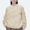 COS TEXTURED LOOP-KNIT WOOL JUMPER-Women Sweaters & Cardigans
