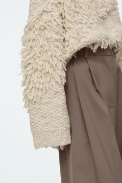 COS TEXTURED LOOP-KNIT WOOL JUMPER-Women Sweaters & Cardigans