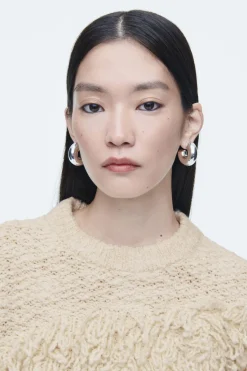 COS TEXTURED LOOP-KNIT WOOL JUMPER-Women Sweaters & Cardigans