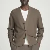 COS TEXTURED MERINO WOOL CARDIGAN- Sweaters & Cardigans