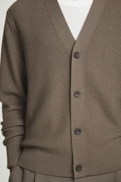 COS TEXTURED MERINO WOOL CARDIGAN- Sweaters & Cardigans