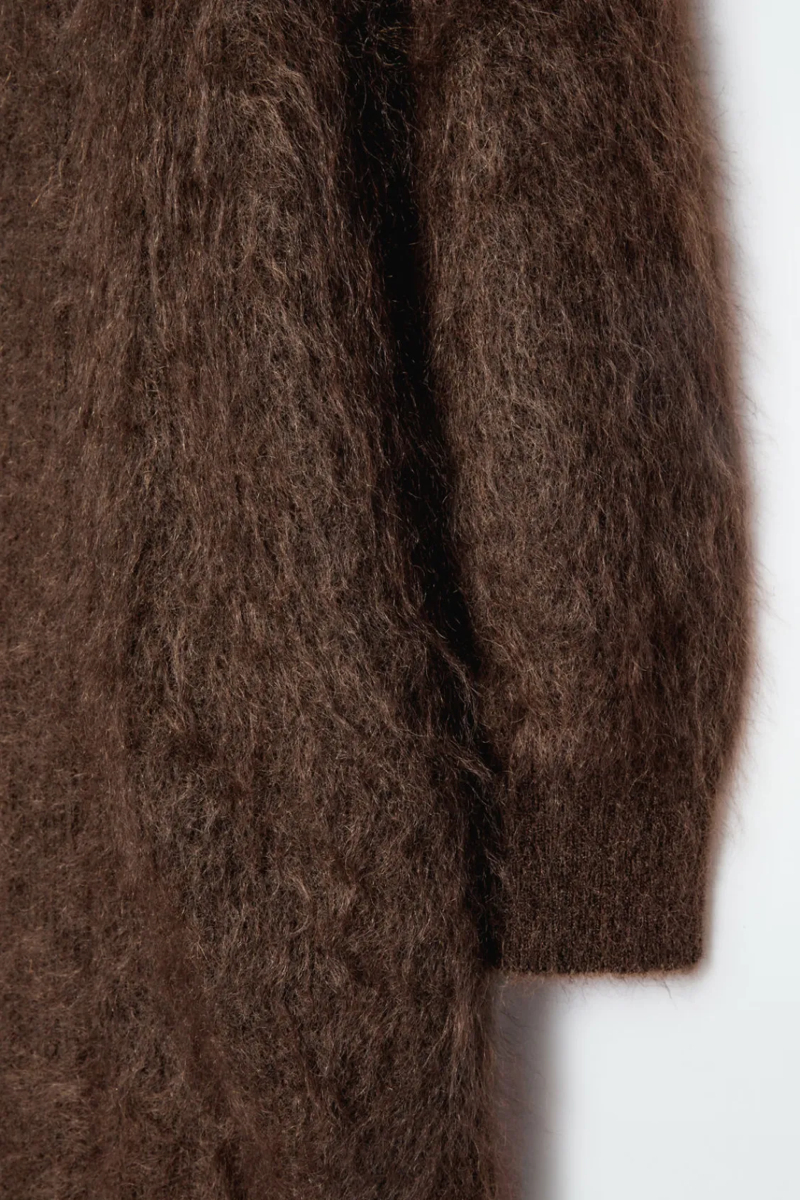 COS TEXTURED MOHAIR-BLEND MAXI CARDIGAN-Women Sweaters & Cardigans