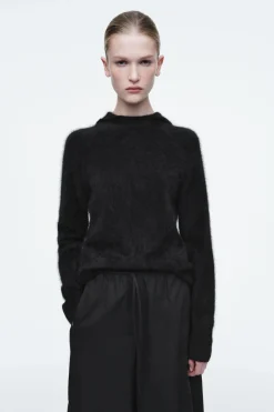 COS TEXTURED PURE CASHMERE HOODIE-Women Cashmere | Sweaters & Cardigans
