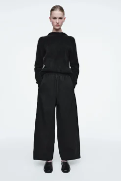 COS TEXTURED PURE CASHMERE HOODIE-Women Cashmere | Sweaters & Cardigans
