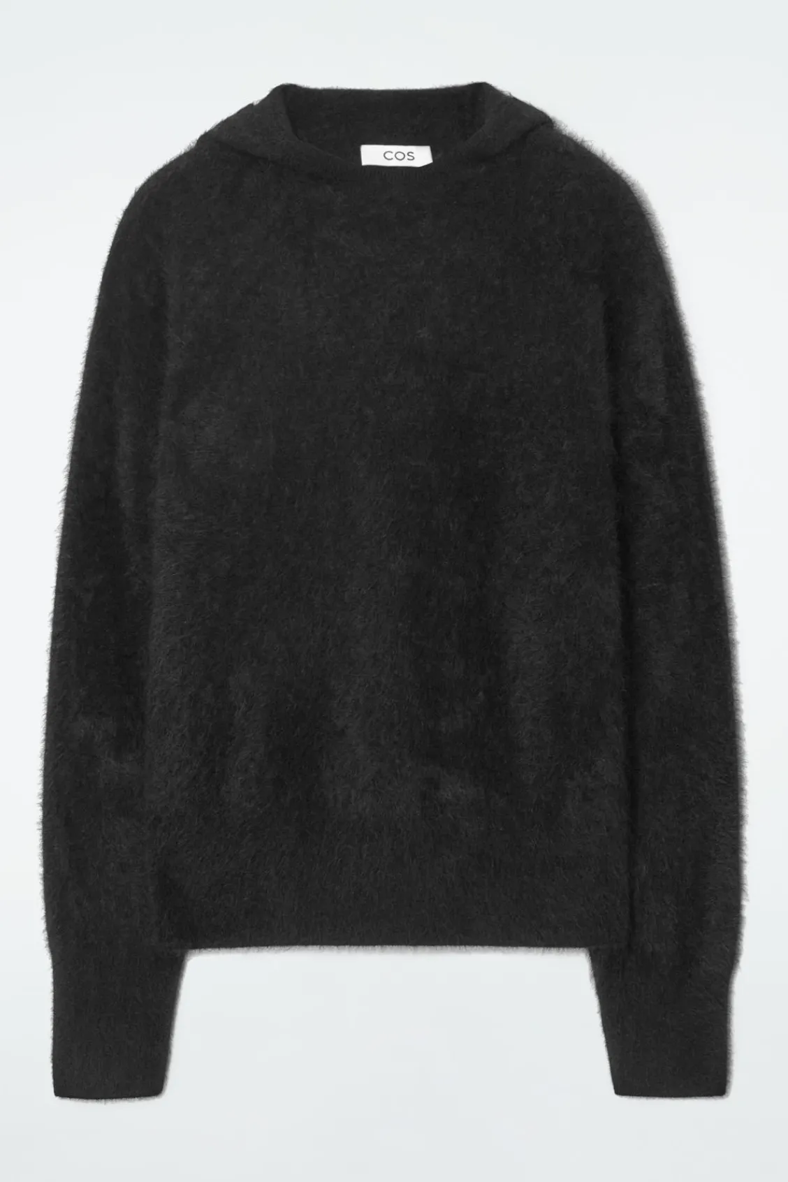 COS TEXTURED PURE CASHMERE HOODIE-Women Cashmere | Sweaters & Cardigans