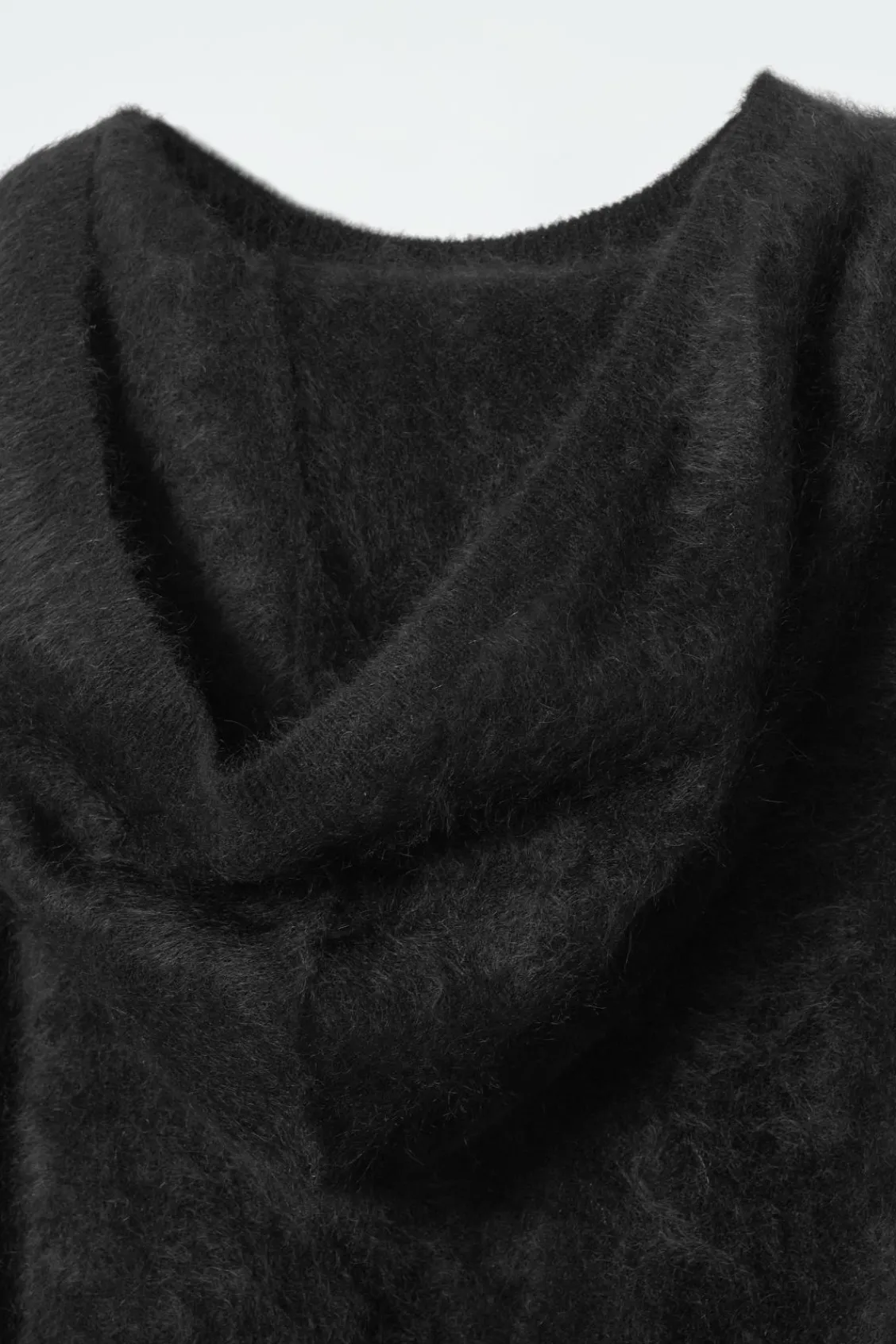 COS TEXTURED PURE CASHMERE HOODIE-Women Cashmere | Sweaters & Cardigans