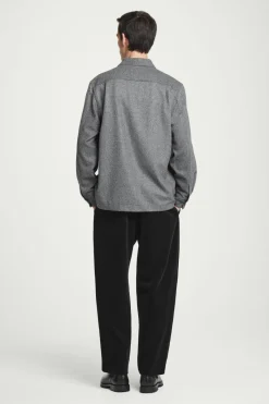COS TEXTURED WOOL-BLEND OVERSHIRT- Shirts