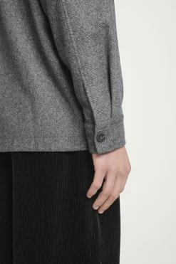 COS TEXTURED WOOL-BLEND OVERSHIRT- Shirts