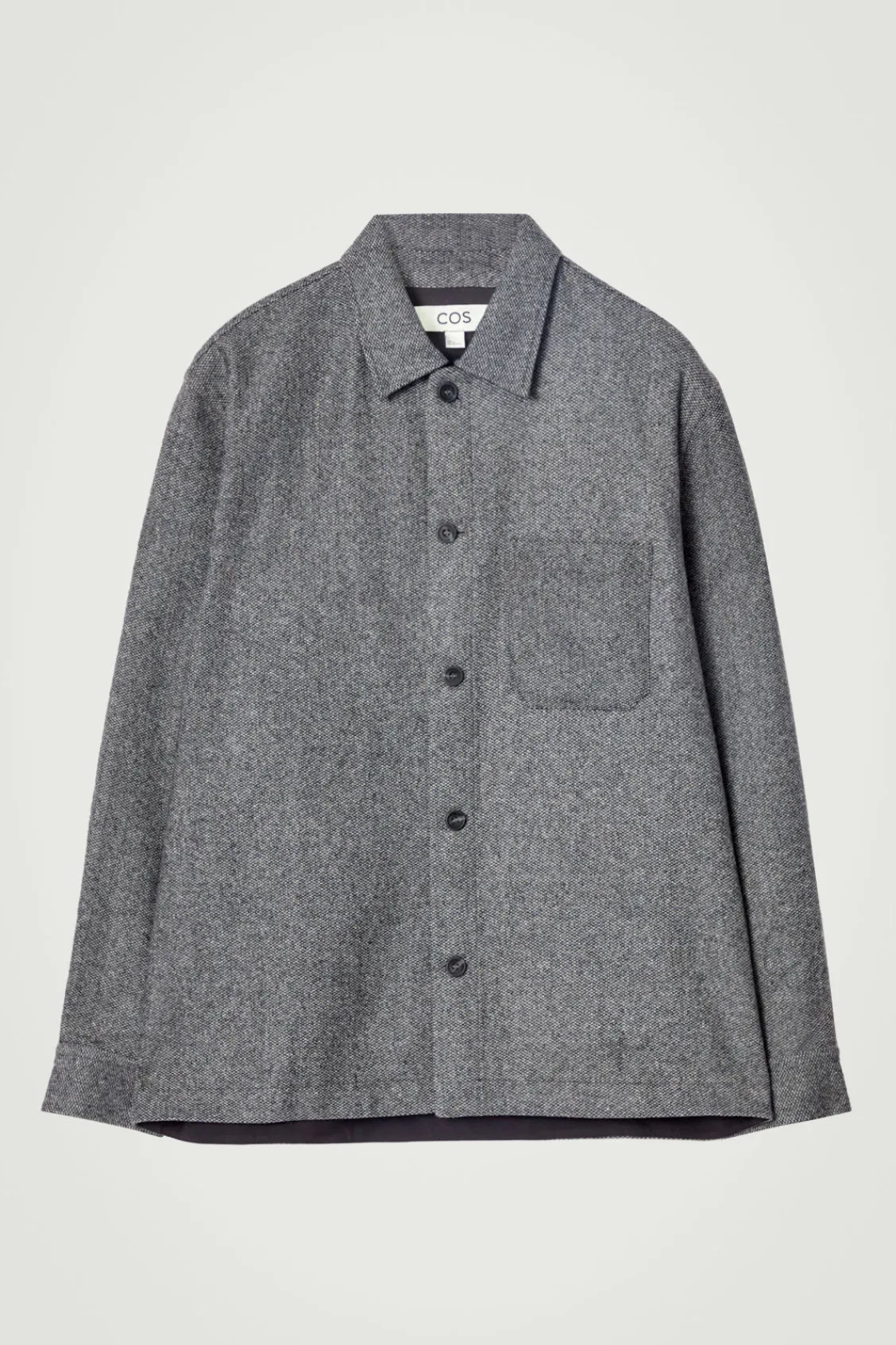 COS TEXTURED WOOL-BLEND OVERSHIRT- Shirts