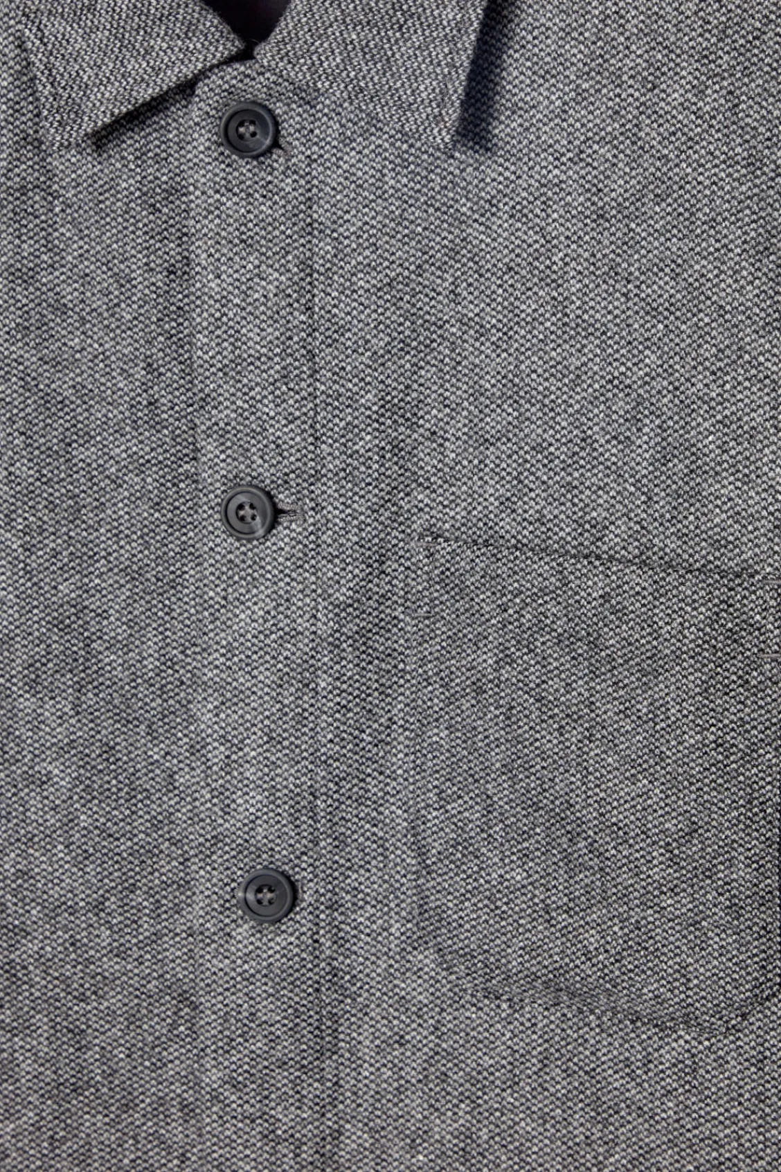 COS TEXTURED WOOL-BLEND OVERSHIRT- Shirts