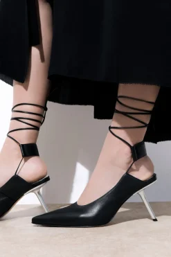 COS THE ANGLED LACE-UP PUMPS-Women Shoes
