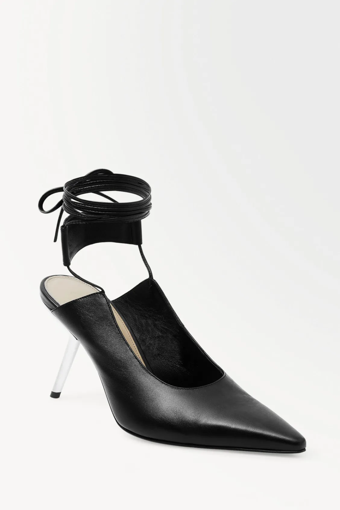 COS THE ANGLED LACE-UP PUMPS-Women Shoes