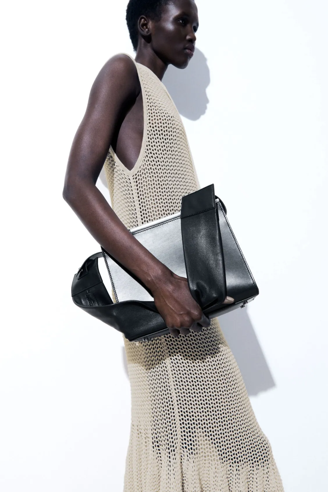 COS THE BOX SHOULDER BAG - LEATHER-Women Bags