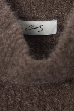 COS THE BRUSHED-CASHMERE FUNNEL NECK WARMER- Hats & Scarves | Cashmere