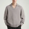 COS THE CASHMERE POLO SWEATER- Polo Shirts | Cashmere