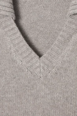 COS THE CASHMERE POLO SWEATER- Polo Shirts | Cashmere
