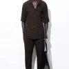 COS THE CRINKLED BARREL-LEG PANTS- Pants