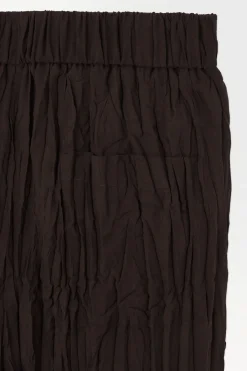 COS THE CRINKLED BARREL-LEG PANTS- Pants