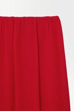 COS THE CRINKLED SILK-CHIFFON MAXI SKIRT-Women Skirts