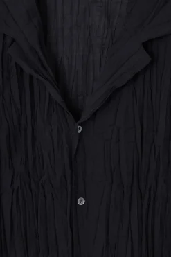 COS THE CRINKLED WOOL RESORT SHIRT- Shirts