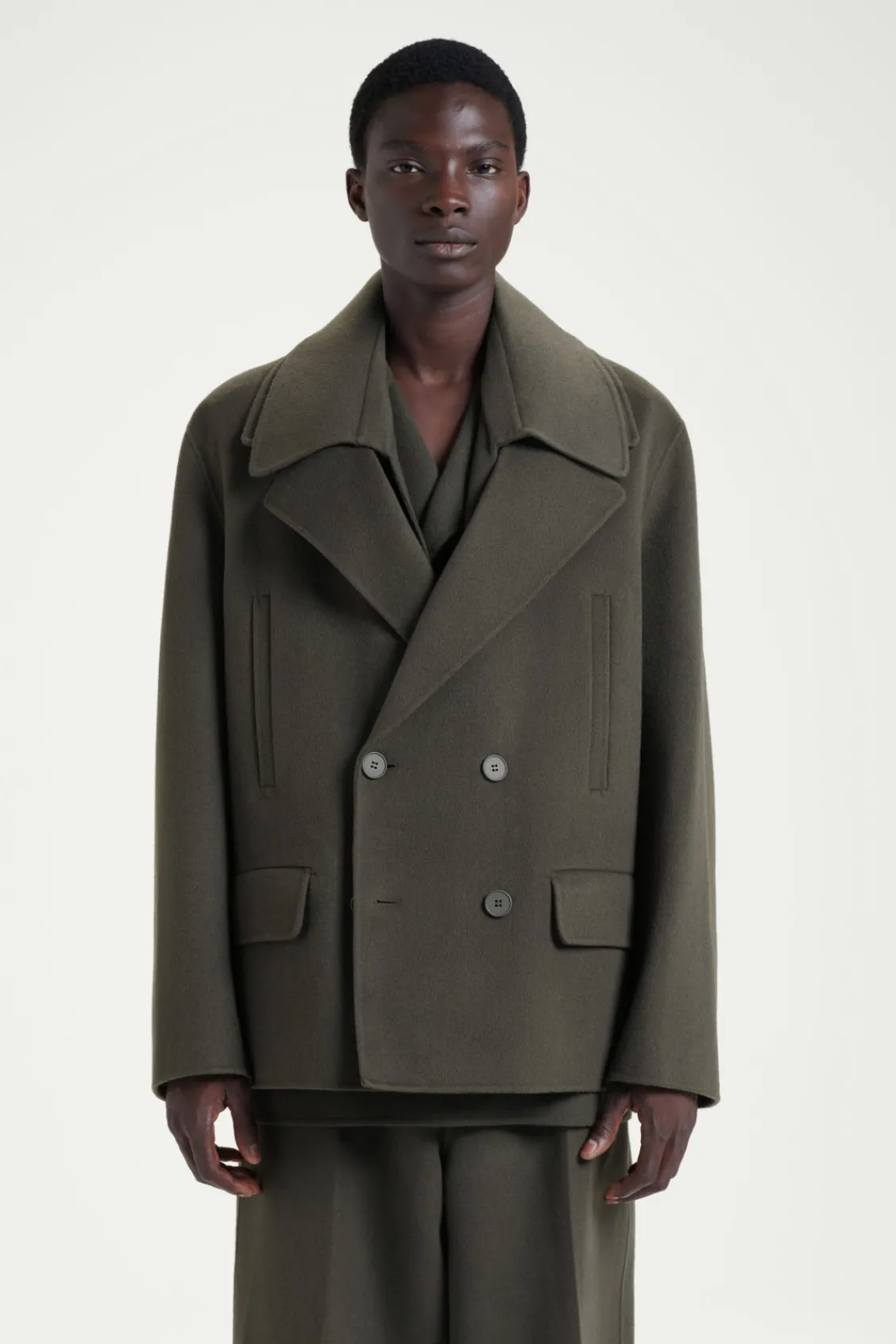 COS THE DOUBLE-BREASTED PEA COAT- Coats & Jackets