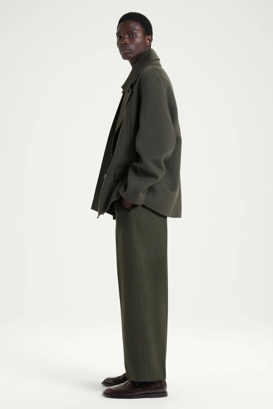 COS THE DOUBLE-BREASTED PEA COAT- Coats & Jackets