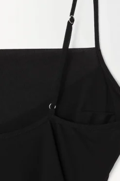 COS THE DRAPED JERSEY BODYSUIT-Women Tops