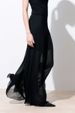COS THE DRAPED JERSEY MAXI SKIRT-Women Skirts