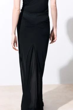 COS THE DRAPED JERSEY MAXI SKIRT-Women Skirts