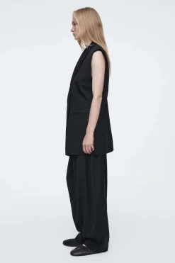 COS THE ELONGATED SLEEVELESS BLAZER-Women Vests & Tailoring | Coats & Jackets