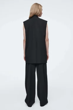COS THE ELONGATED SLEEVELESS BLAZER-Women Vests & Tailoring | Coats & Jackets